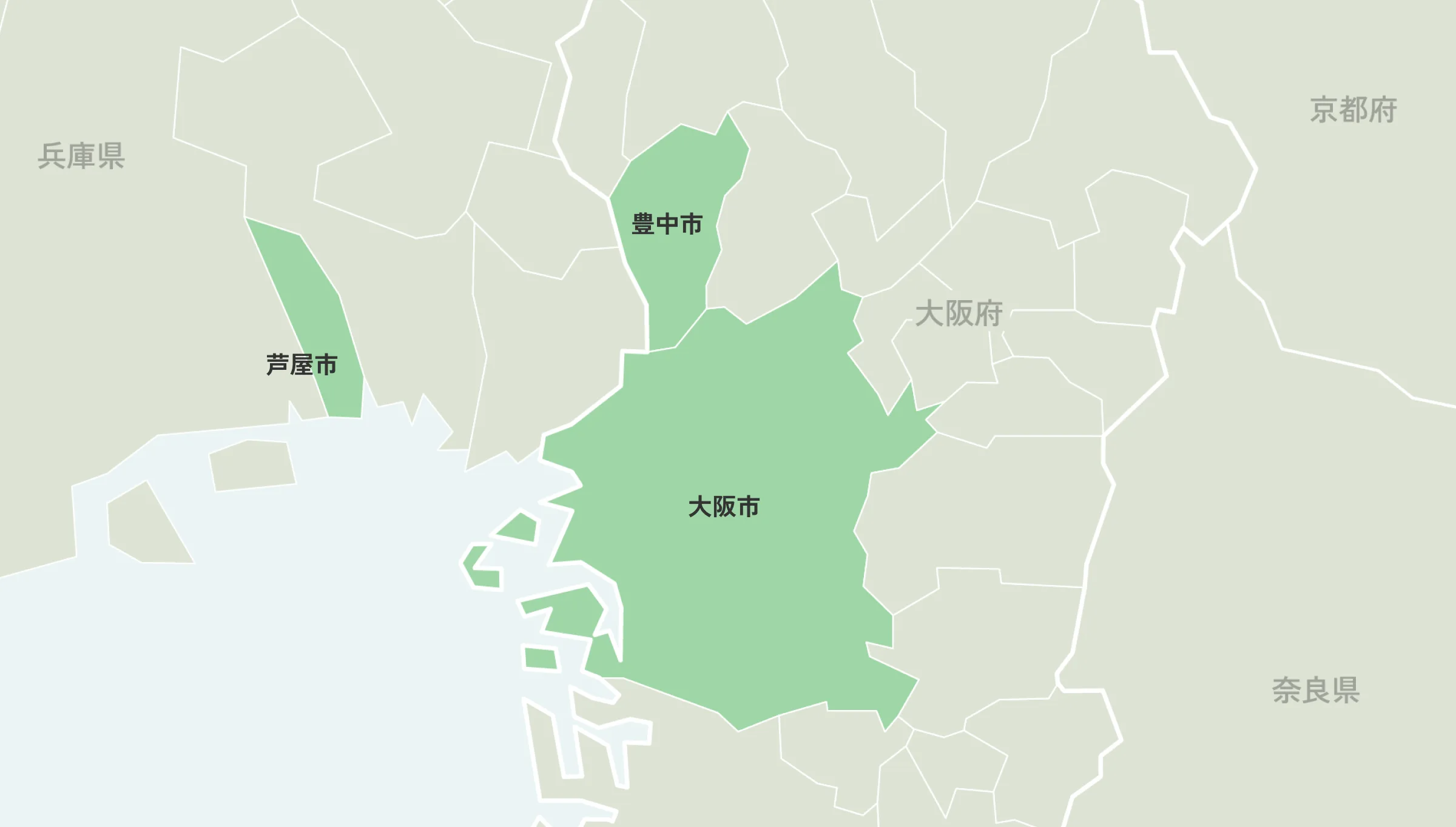 ホームに入居したい エリアマップ